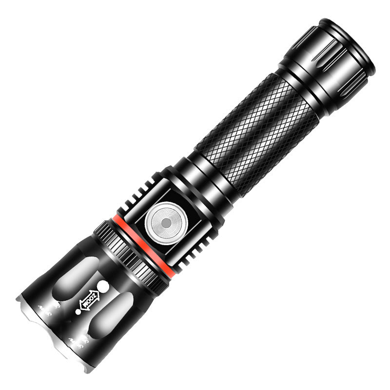 Telescopic T6 High-Power Outdoor Flashlight