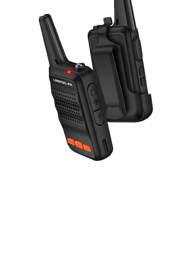 Mini Portable Two Way Radio Walkie Talkie Device