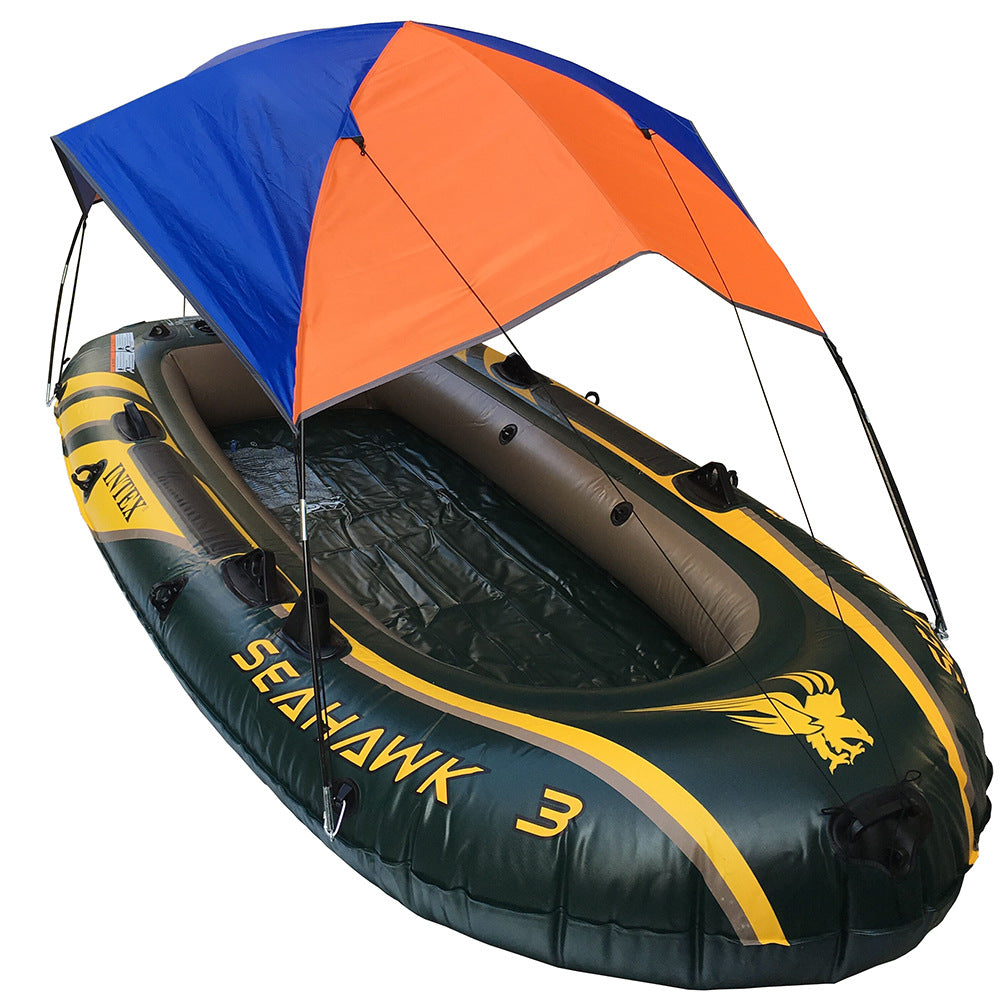 Inflatable Kayak Boat Canopy Sun Shade Waterproof Shelter Tent