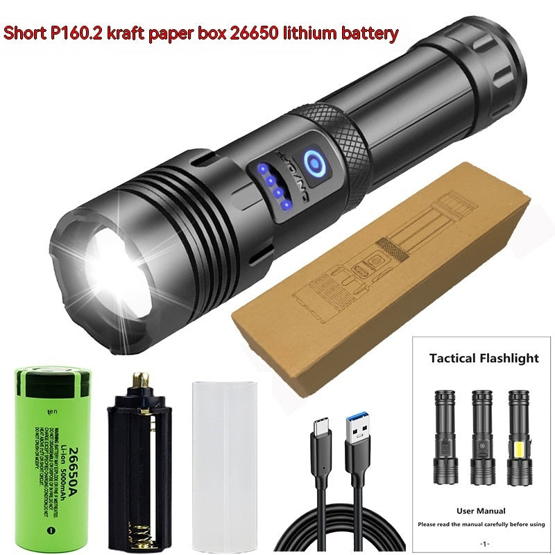 Rechargeable High-Power Outdoor Emergency Flashlight