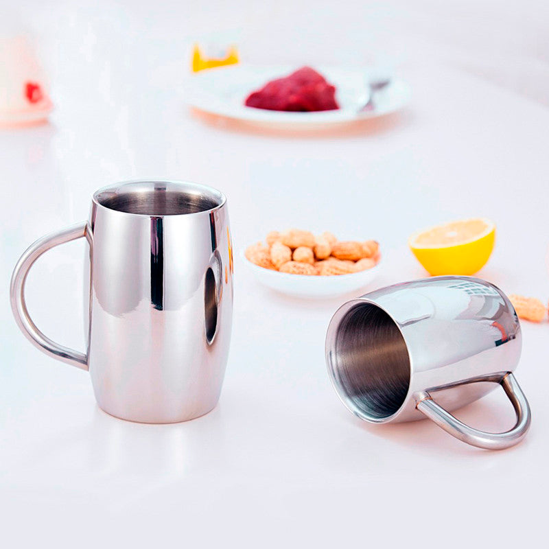 Double Wall Stainless Steel Insulated Coffee Tumbler Mug