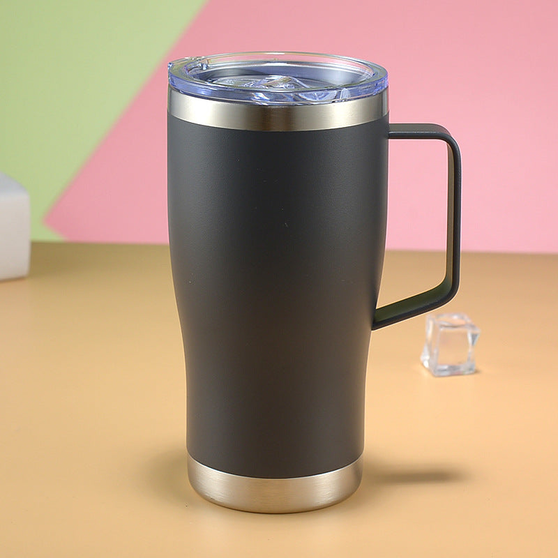 Double-walled Insulated Mug With A Handle