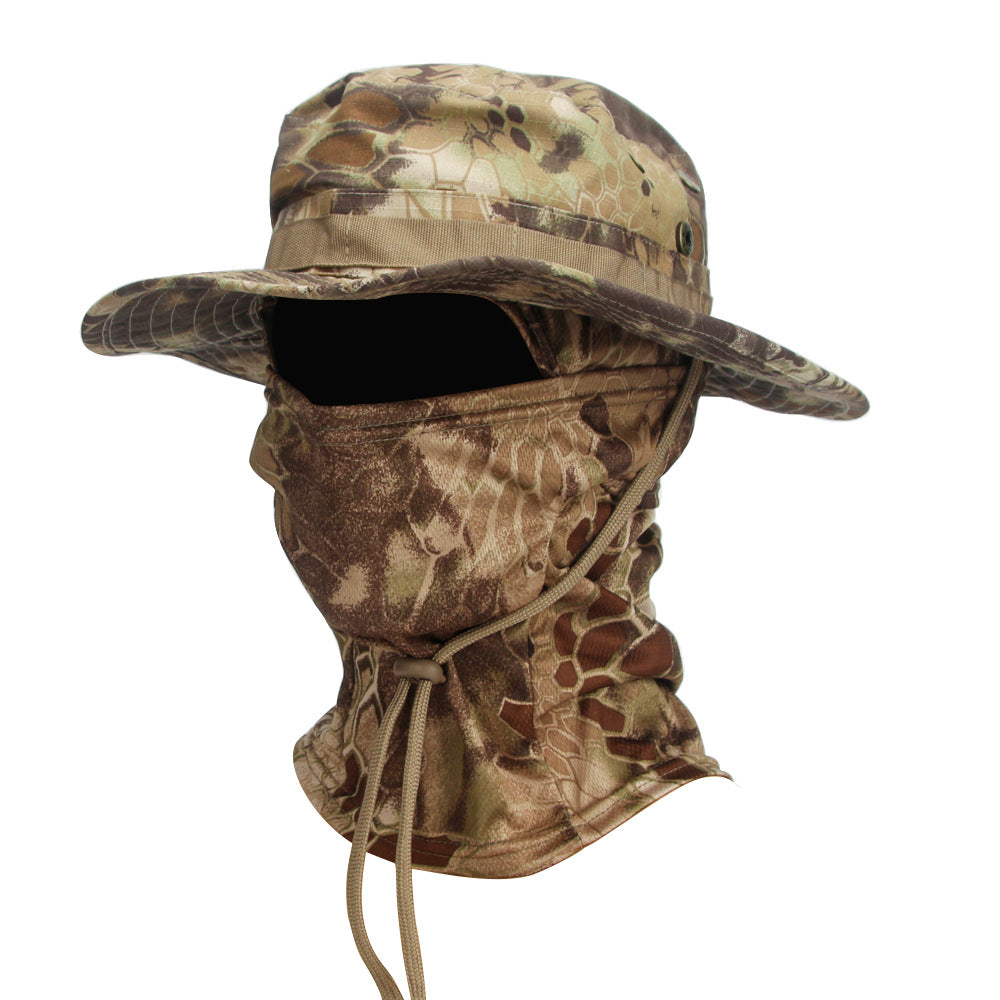 Camouflage Boonie Hat Breathable Sun Protection Outdoor Summer Cap