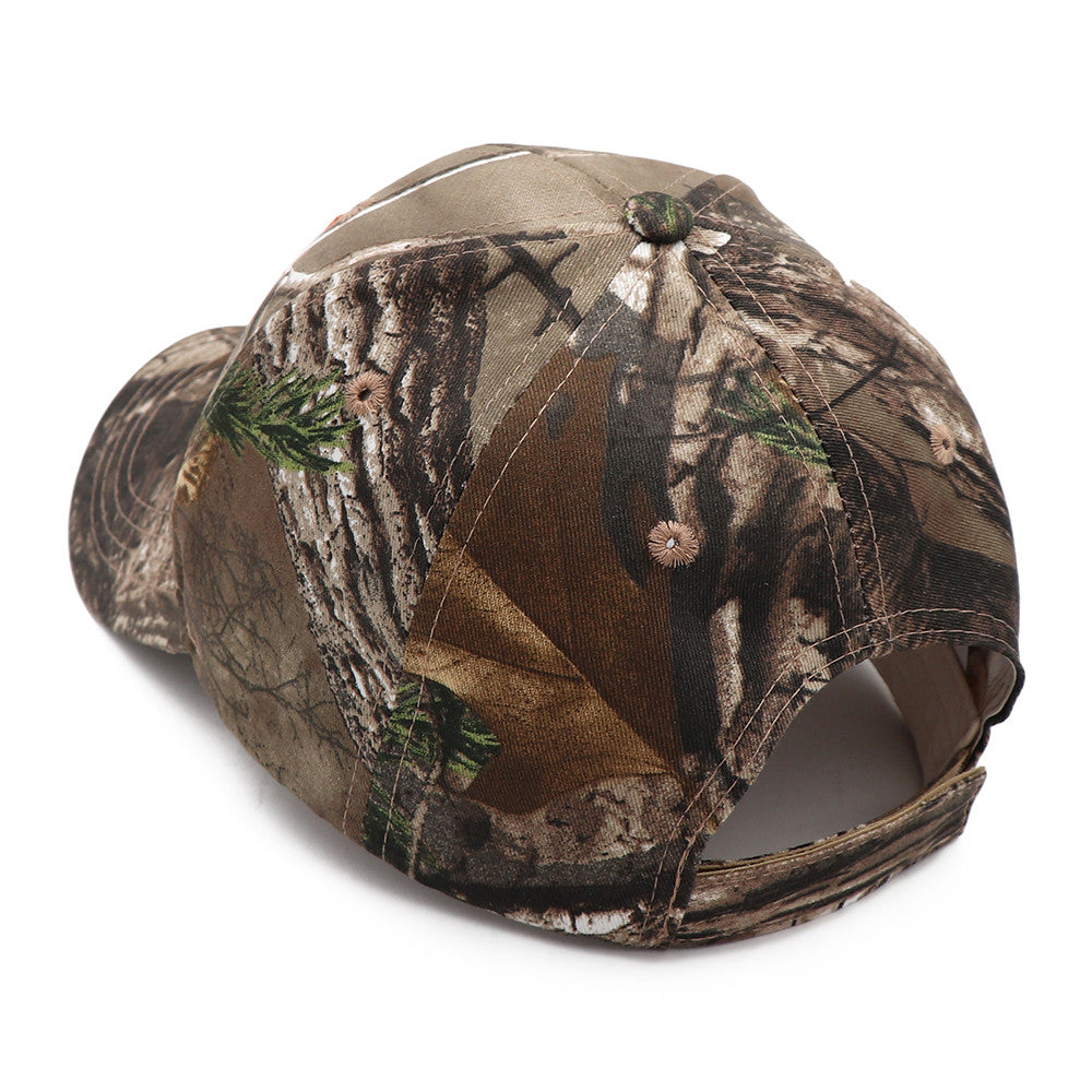 Embroidered Pet Camouflage Baseball Cap Outdoor Adjustable Hat