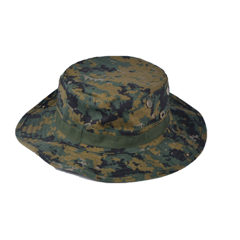 Outdoor Leisure Camouflage Round Hat Sun Protection Cap
