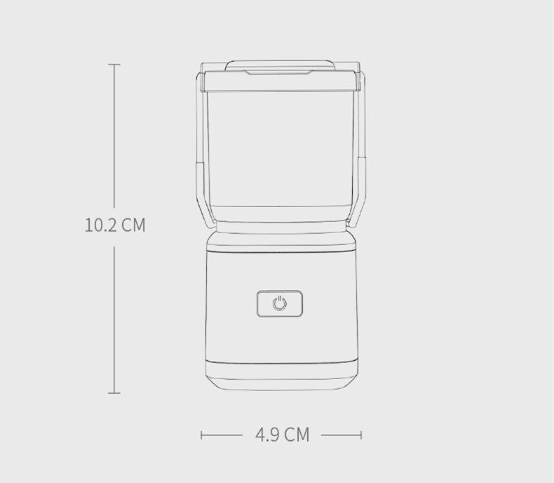 Multi-Source Rechargeable Camping Lantern with Long-Life Battery