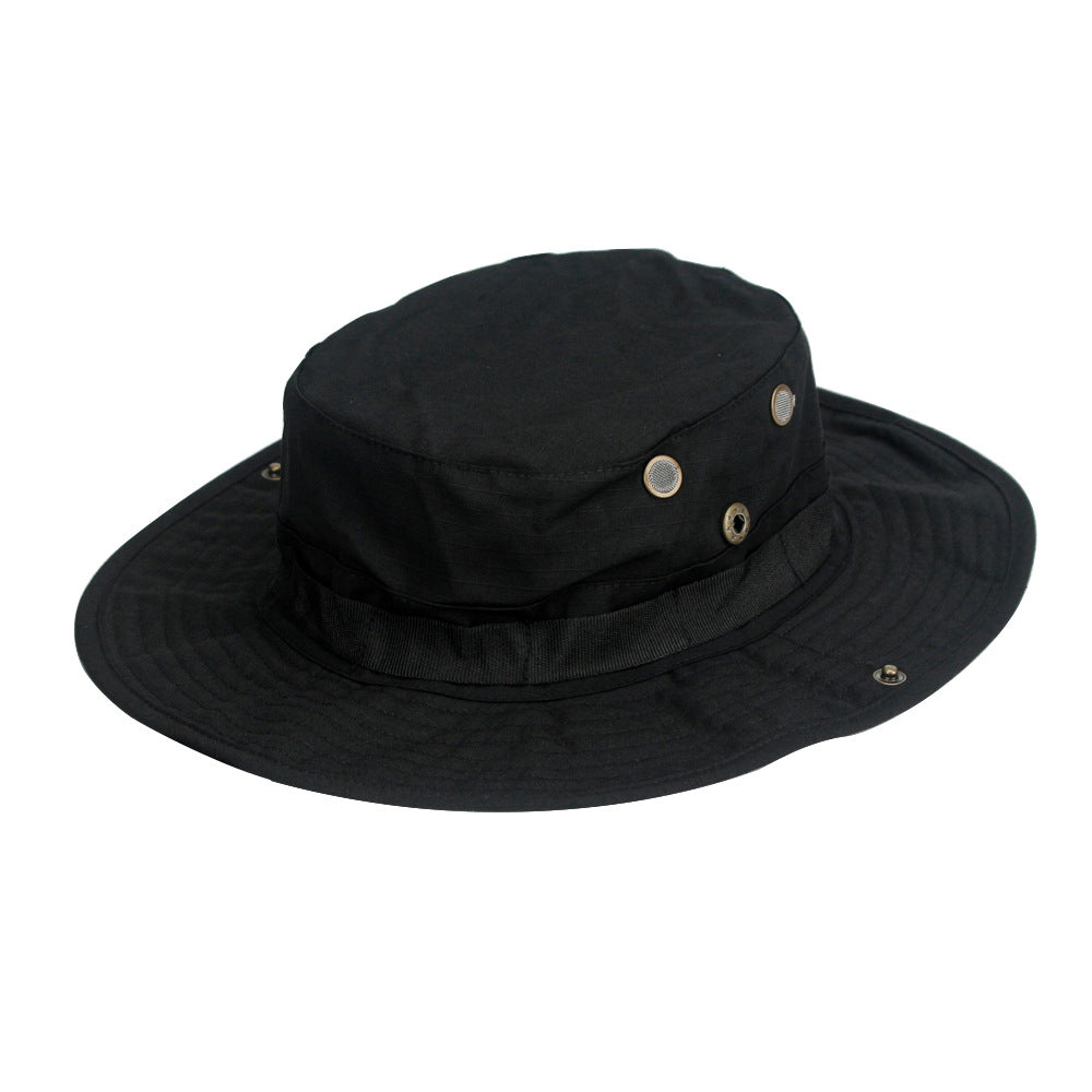 Camouflage Boonie Hat Breathable Sun Protection Outdoor Summer Cap