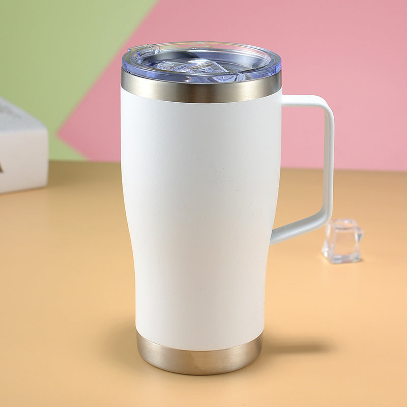 Double-walled Insulated Mug With A Handle