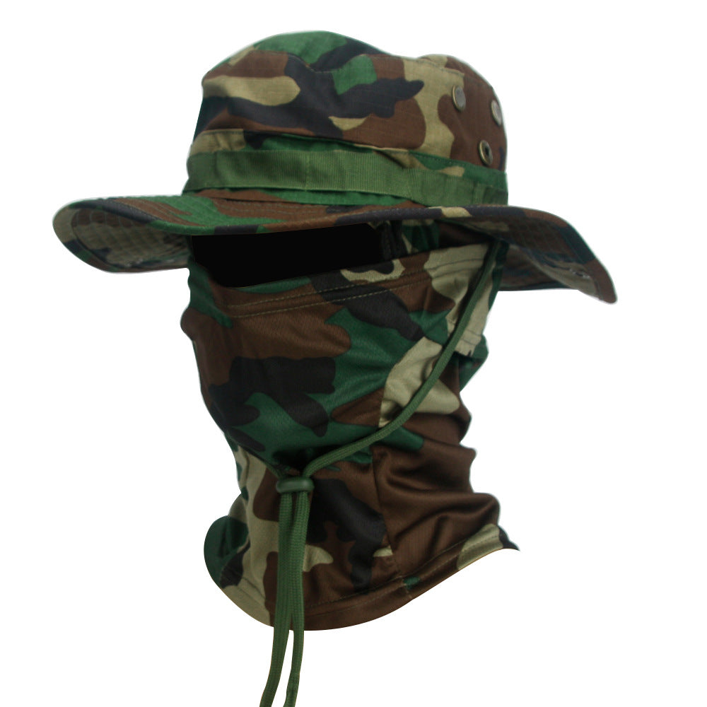 Camouflage Boonie Hat Breathable Sun Protection Outdoor Summer Cap