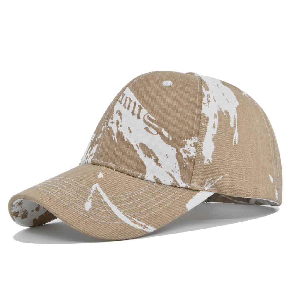Sun Hat English Alphabet Camouflage Hat