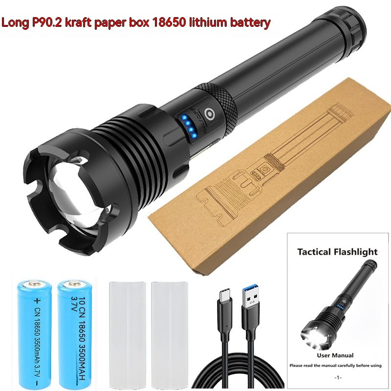 Rechargeable High-Power Outdoor Emergency Flashlight