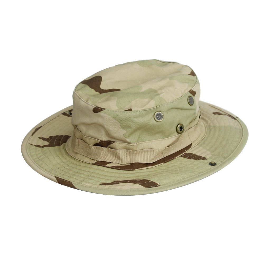 Camouflage Boonie Hat Breathable Sun Protection Outdoor Summer Cap