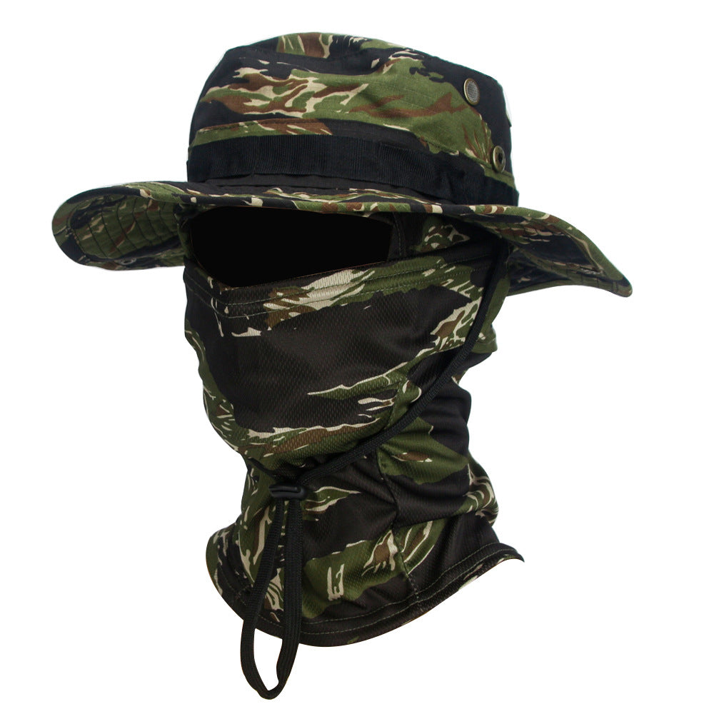 Camouflage Boonie Hat Breathable Sun Protection Outdoor Summer Cap
