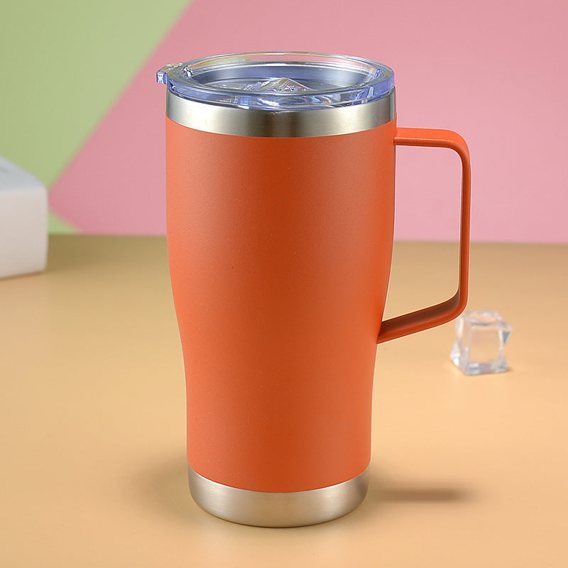 Double-walled Insulated Mug With A Handle