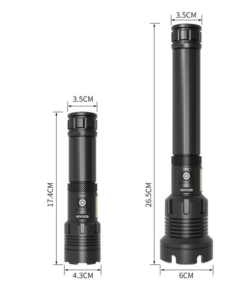 Rechargeable High-Power Outdoor Emergency Flashlight