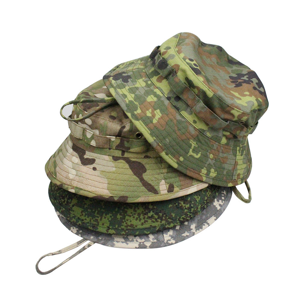 Outdoor Mountaineering Tactics Camouflage Cloth Round Hat