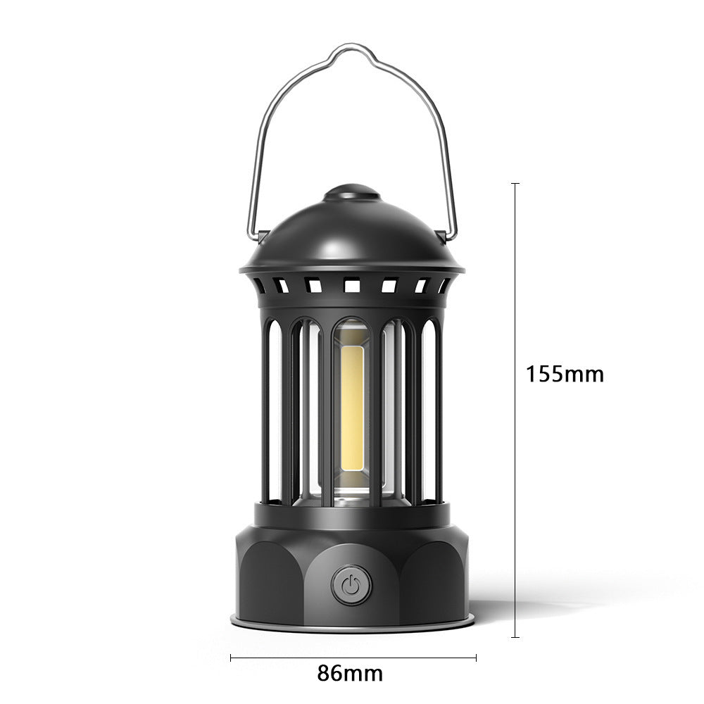 COB Portable Retro Outdoor Camping Lantern