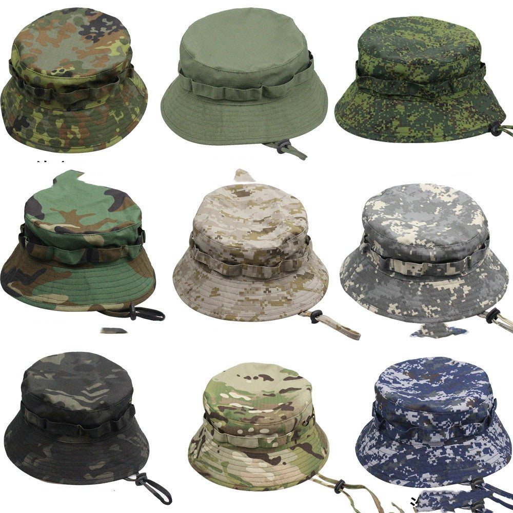 Outdoor Mountaineering Tactics Camouflage Cloth Round Hat