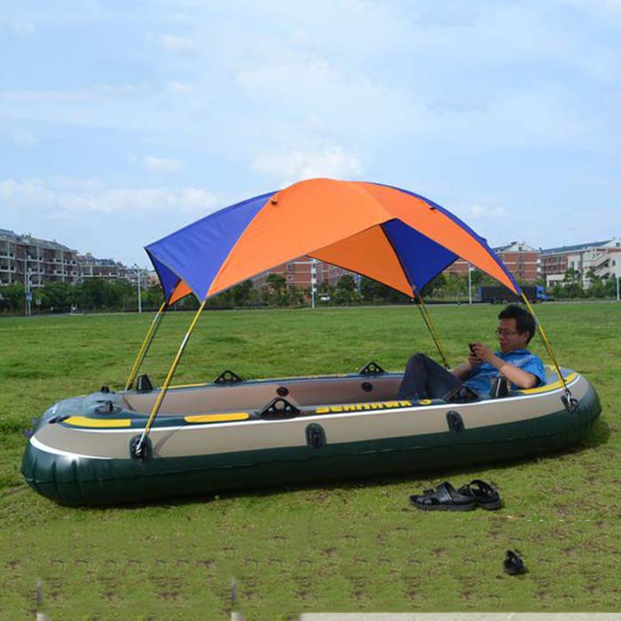 Inflatable Kayak Boat Canopy Sun Shade Waterproof Shelter Tent