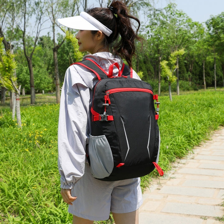 Large-Capacity Water-Repellent Hiking Backpack