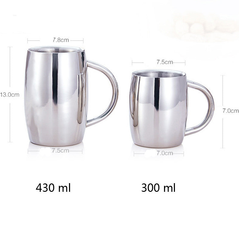 Double Wall Stainless Steel Insulated Coffee Tumbler Mug