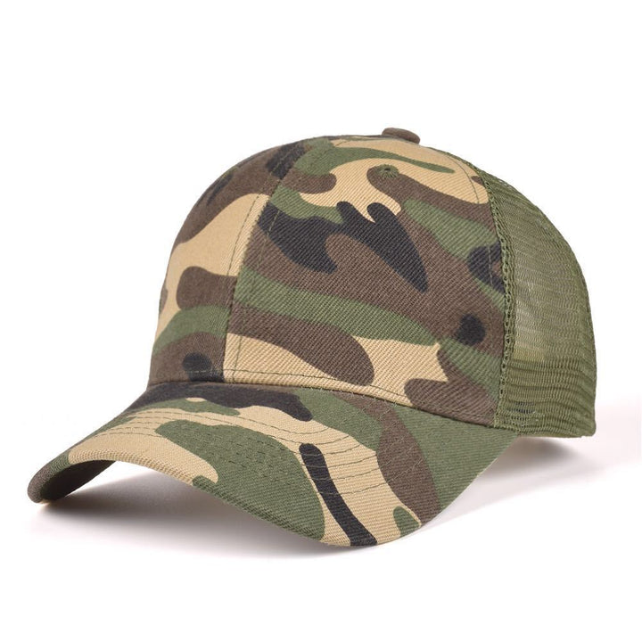 Summer Camp Outdoor Cotton Camouflage Baseball Hat