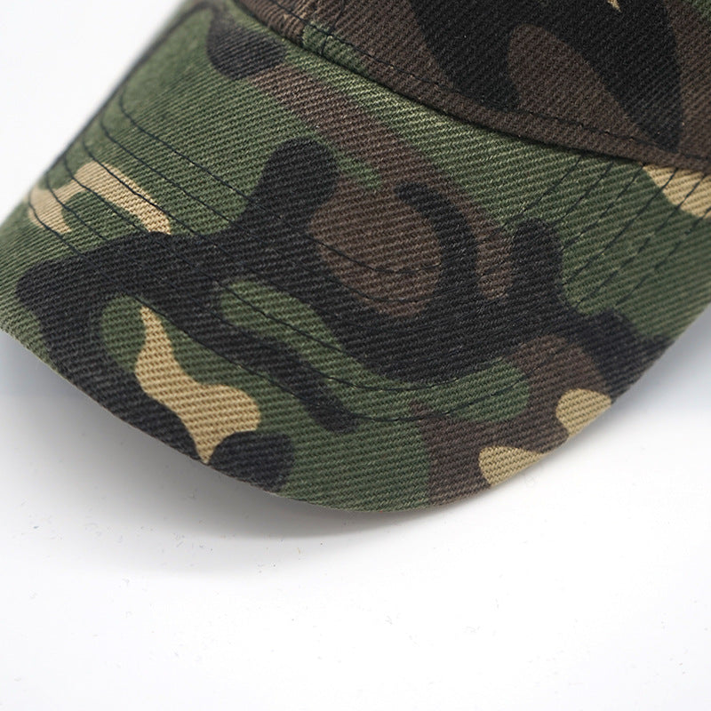 Summer Camp Outdoor Cotton Camouflage Baseball Hat