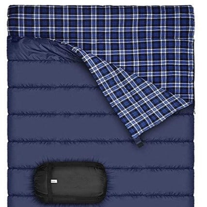 Thickened Flannel Outdoor Camping Sleeping Bag