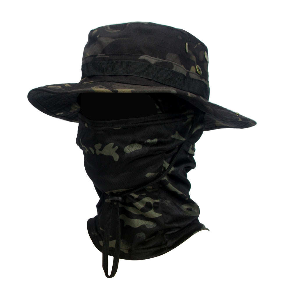 Camouflage Boonie Hat Breathable Sun Protection Outdoor Summer Cap