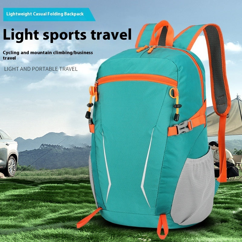 Large-Capacity Water-Repellent Hiking Backpack