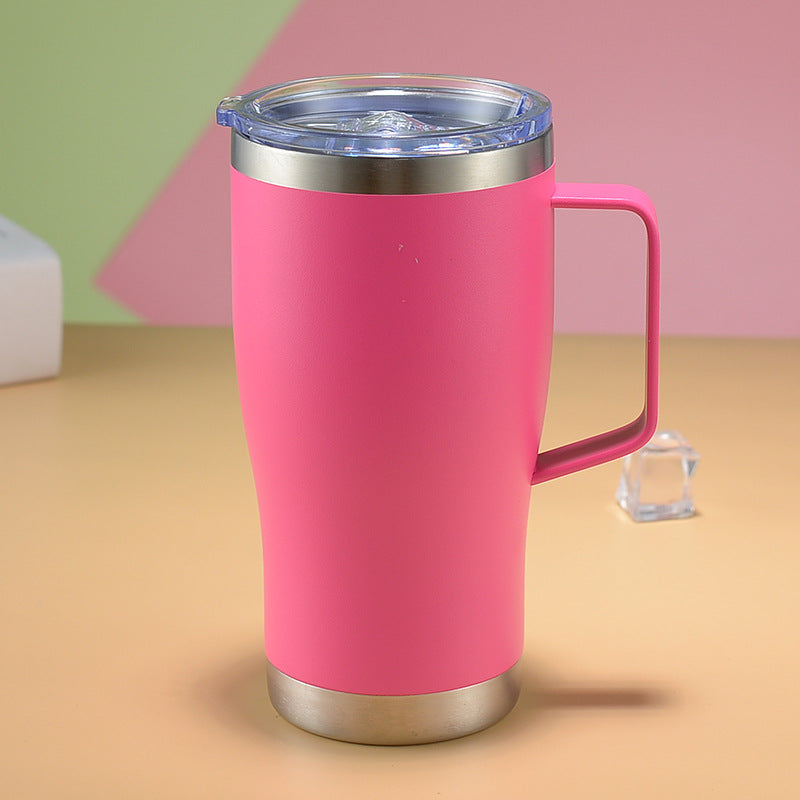 Double-walled Insulated Mug With A Handle