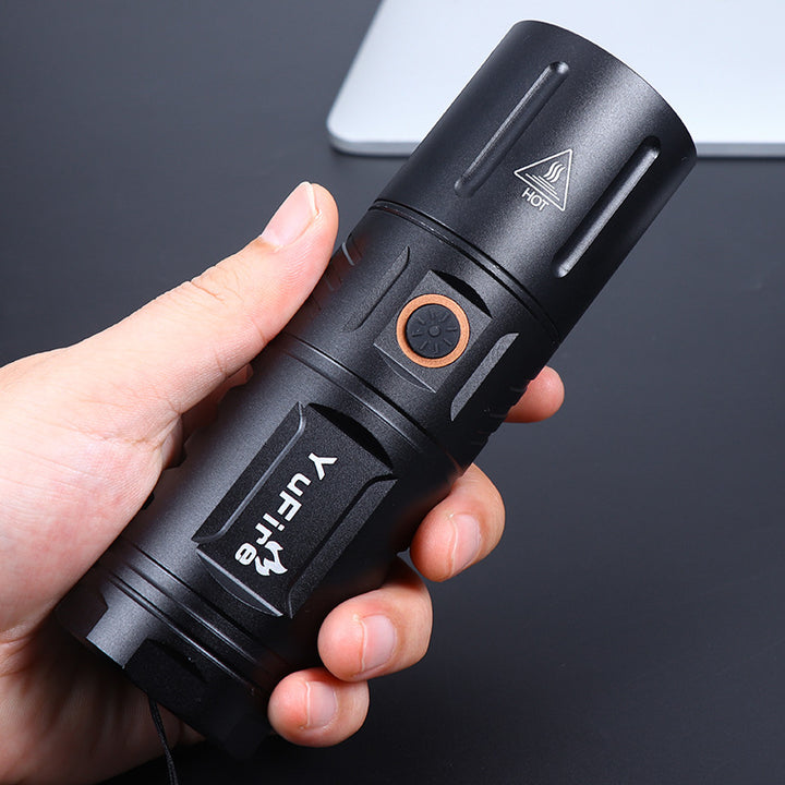Long-Range Rechargeable Outdoor Spotlight